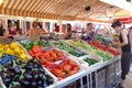 Europe Southern France Nice CÃÂ´te dÃ¢â¬â¢Azur Cours Saleya Provence Fresh Colorful French Vegetable Bell Pepper Eggplant Farmers